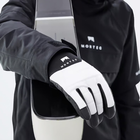 🖤❄️MONTEC Small Unisex Black White Snow gloves BRAND NEW❄️🖤 - Picture 8 of 13